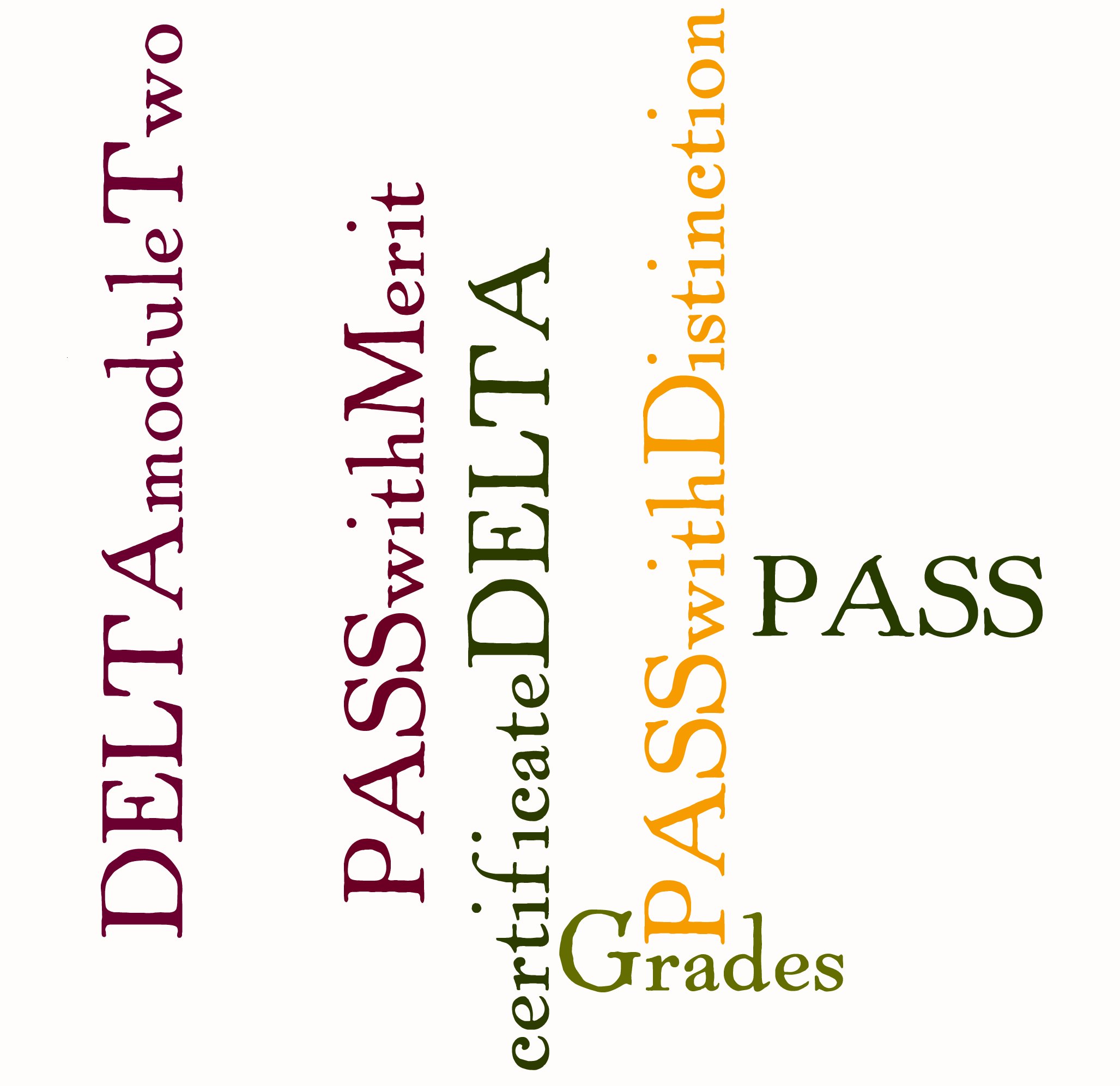 DELTA Module 2 pass grades